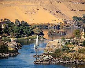 Alone on the felucca