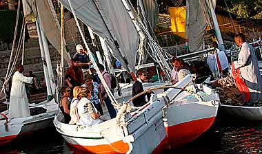 sail with private felucca in Aswan