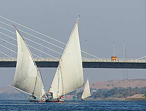 Feluccas in Aswan