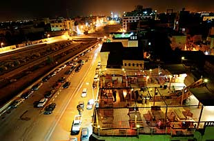 Luxor at night